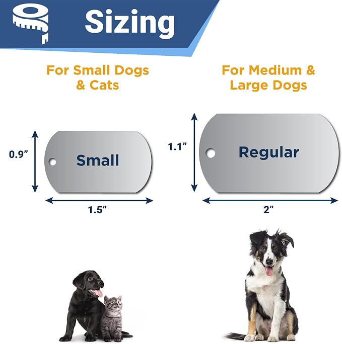 GoTags Stainless Steel Pet ID Tags, Personalized Dog Tags and Cat Tags - Image 7