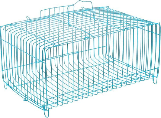 Happyyami Square Pillow Cage for Small Pets Bird Travel Carrier Sturdy Wire by Happyyami
