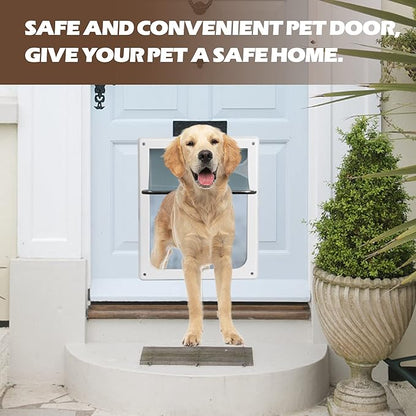 Pet Flap Door 2 Ways Locking Dog Wall Entry Pet Door - Image 7