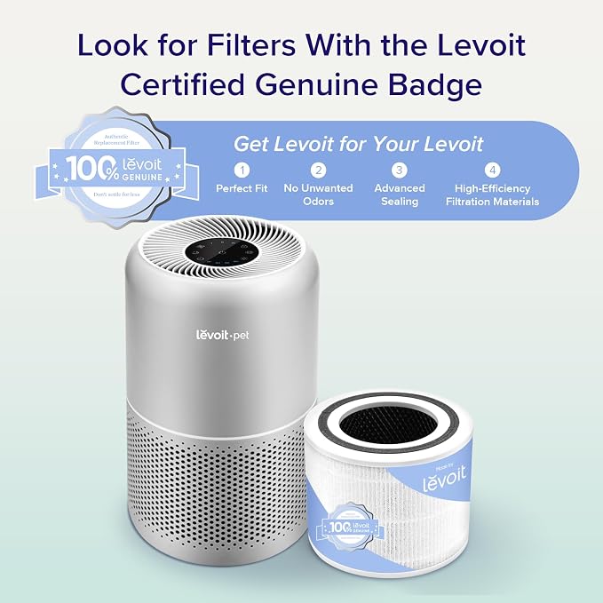 LEVOIT Air Purifier for Pets, Large Rooms, and Bedrooms, HEPA Sleep Mode - Image 6