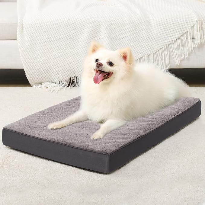 KSIIA Orthopedic Dog Bed Waterproof Dog Crate Bed by KSIIAPetProducts