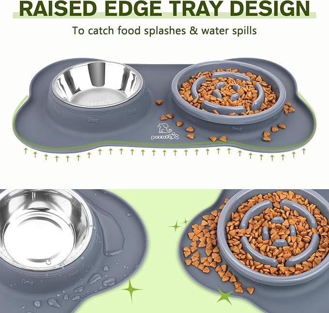 Pecute Slow Feeder Dog Bowls to Slow Down Eating, Dog Bowl Slow Feeder - Image 5