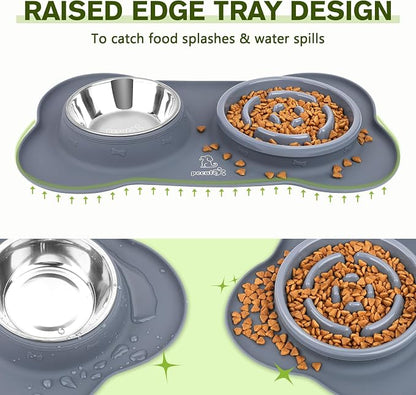 Pecute Slow Feeder Dog Bowls to Slow Down Eating, Dog Bowl Slow Feeder - Image 5
