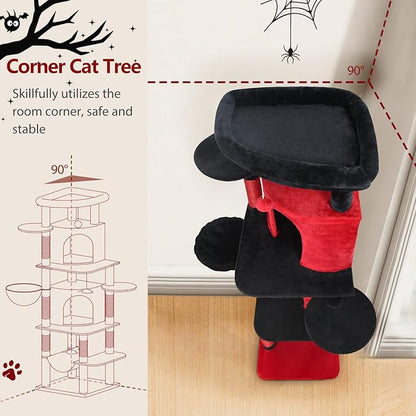 Globlazer Gothic Corner Cat Tree Tower - Image 2