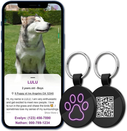 MYLUCKYTAG QR Code Pet ID | Personalized Dog & Cat Collar Tag | Online Profile - Image 5