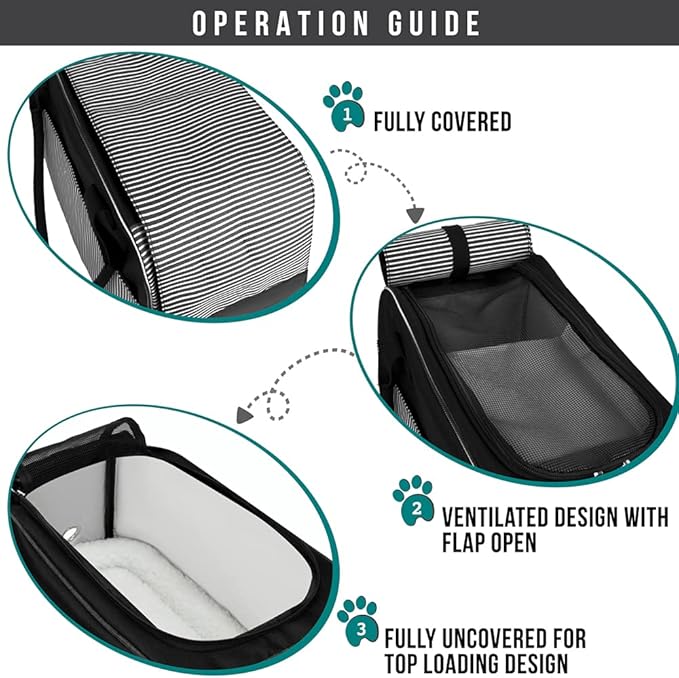PetAmi Dog Purse Carrier for Small Dogs, Airline Approved Soft Sided Pet Carrier - Image 3
