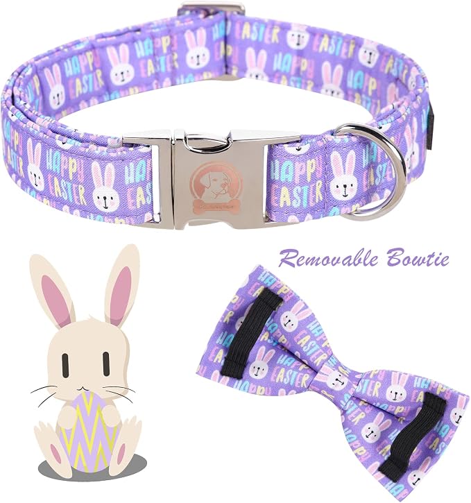 MR. CHUBBYFACE Easter Dog Collar Rabbit Puppy Collar - Image 2