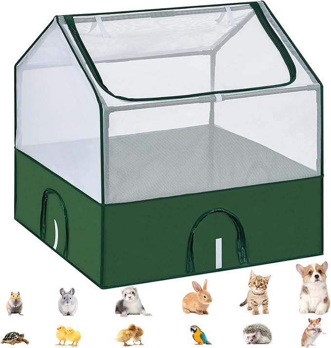 Dinmo Small Animal Playpen, Guinea Pig Cages, Rabbit Playpen, Puppy Play Pen by DINMO