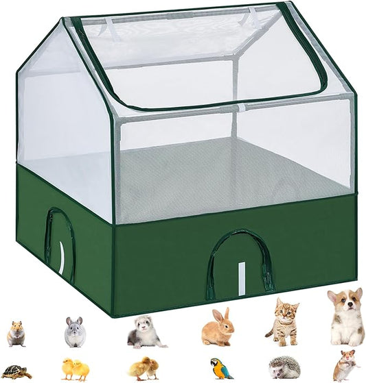 Dinmo Small Animal Playpen, Guinea Pig Cages, Rabbit Playpen, Puppy Play Pen by DINMO
