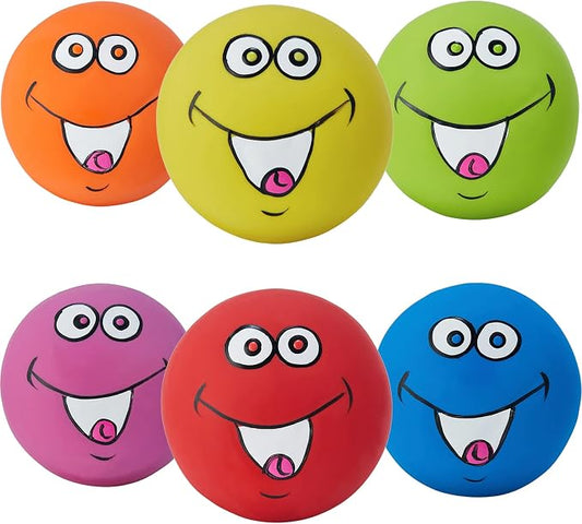 Squeaky Dog Toys Chewing Durable Teething Latex Rubber Soft Interactive Fetch by Coricorsu