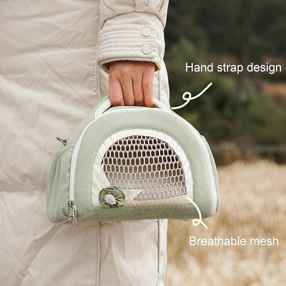 ABLAZEZAI Guinea Pig Carrier, Small Animal Travel Bag, Breathable Outdoor - Image 6