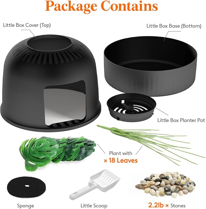 Lifewit Cat Litter Box, Hidden Enclosure Litter Tray - Image 8