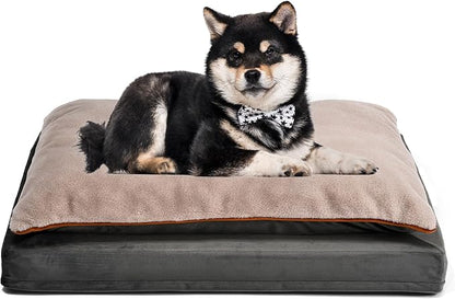 Amazon Basics Dog Bed with Cooling Gel Memory Foam, Pressure-Relief Support by AmazonBasics
