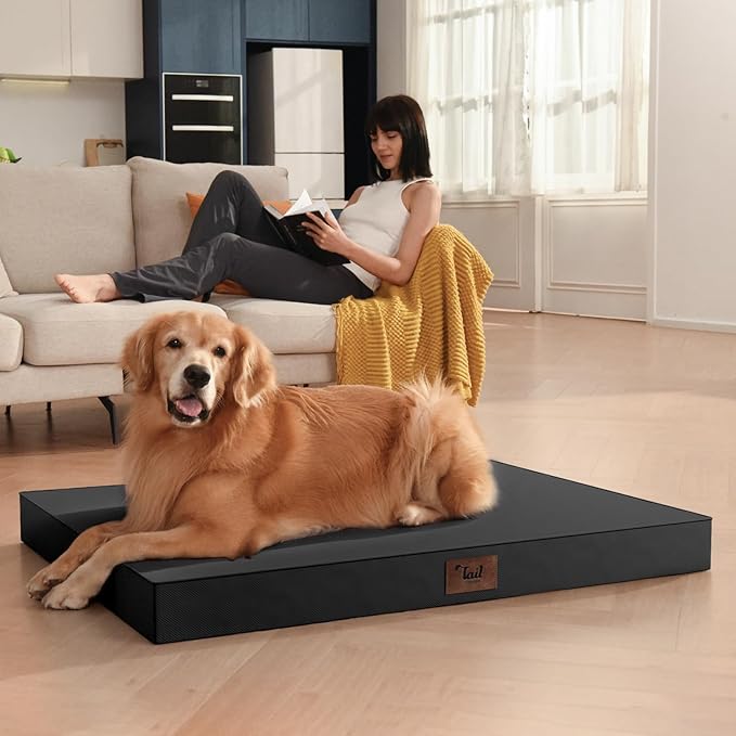 Outdoor Dog Bed for Small Dogs, Waterproof Dog Crate Bed for Medium Dogs Cats - Image 4