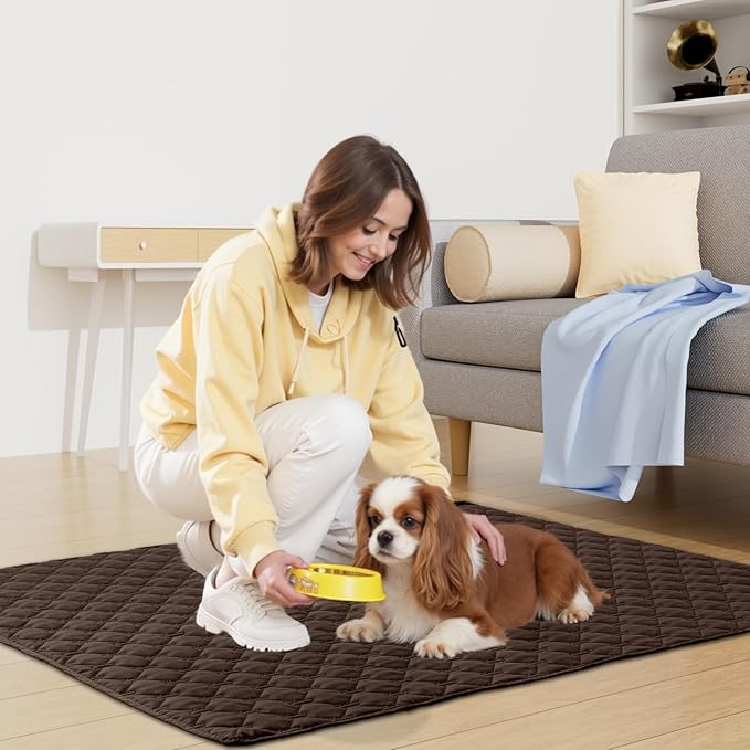 Smiry Waterproof Dog Bed Cover Blanket, Soft Reversible Pet Blanket, Washable - Image 5