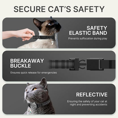 Waterproof Airtag Cat Collar, Breakaway Cat Airtag Collar - Image 6
