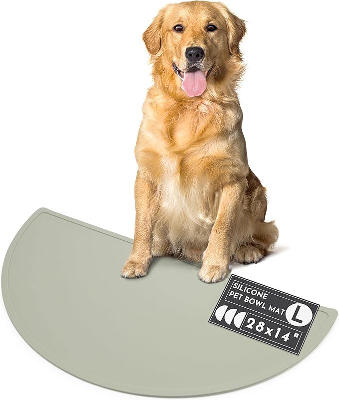 Should We Go - Waterproof Silicone Pet Food Mat - Non-Slip, Spill-Proof Feeding by ShouldWeGo