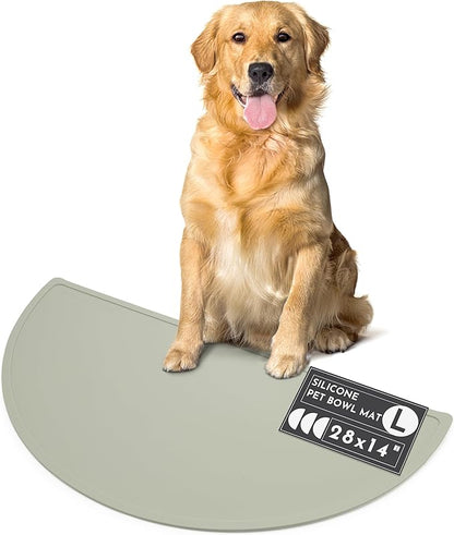 Should We Go - Waterproof Silicone Pet Food Mat - Non-Slip, Spill-Proof Feeding by ShouldWeGo