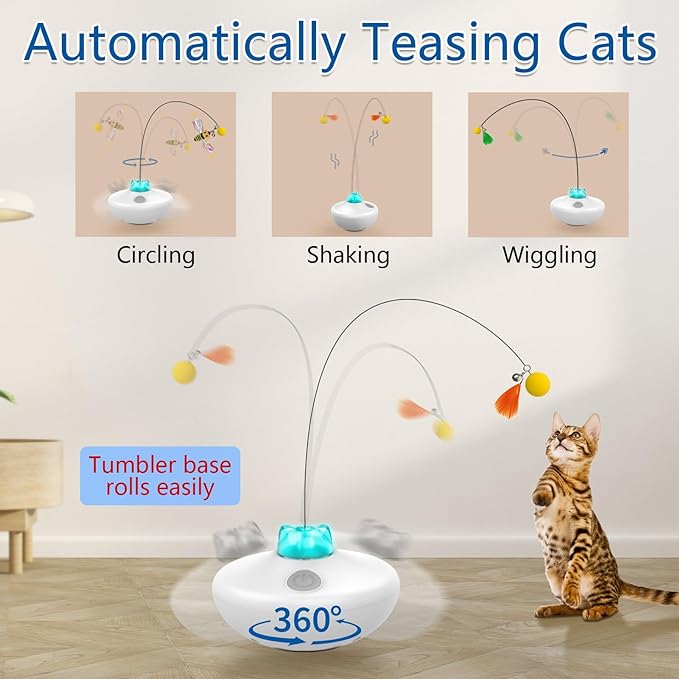 Interactive Cat Toys Cat Exercise Tumbler, Rechargeable Cat Toys - Image 3