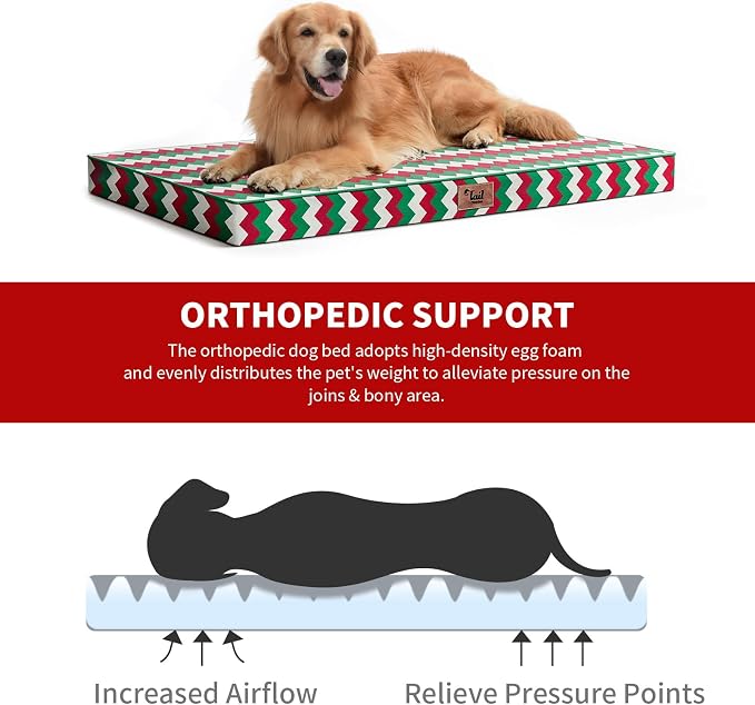 Orthopedic Dog Bed for Large Dogs, Big Waterproof Dog Bed Washable Pet Bed for - Image 5