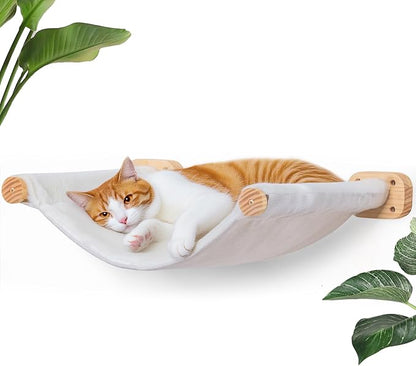 Cat Wall Hammock Shelves, Dual-Sided Cat Bed by PELUOMOZ