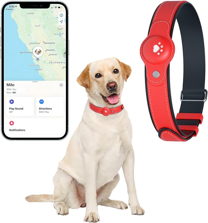 BONSO 2-in-1 GPS Tracker for Dogs: Smart Collar by BONSO