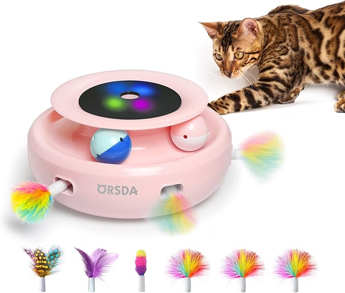 ORSDA Cat Toys 2-in-1 Interactive Cat Toys by ORSDA