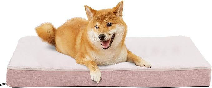 Memory Foam Large Dog Bed, Orthopedic Dog Crate Bed by WATANIYAPET
