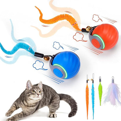 BABORUI 2Pack Interactive Cat Toy Ball by BABORUI