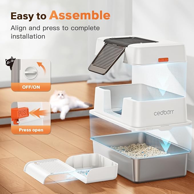 Stainless Steel Cat Litter Box - Image 4