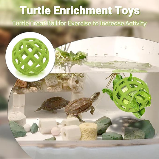 Turtle Feeder Ball, Aquatic Turtle Tank Accessories, Aquarium Decorations - Image 2