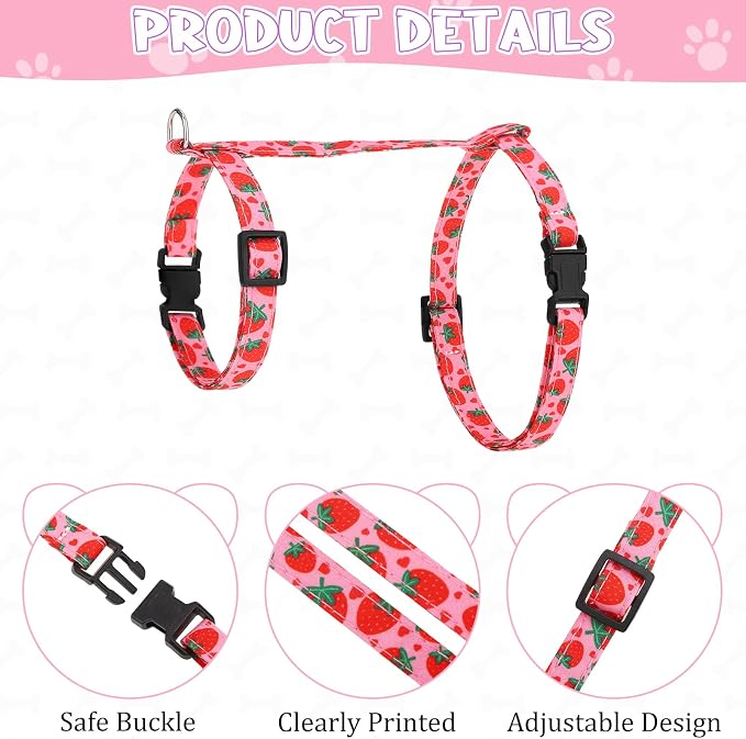 2 Pack Cat Harness and Leash, Escape Proof Adjustable Cat Harness - Image 3