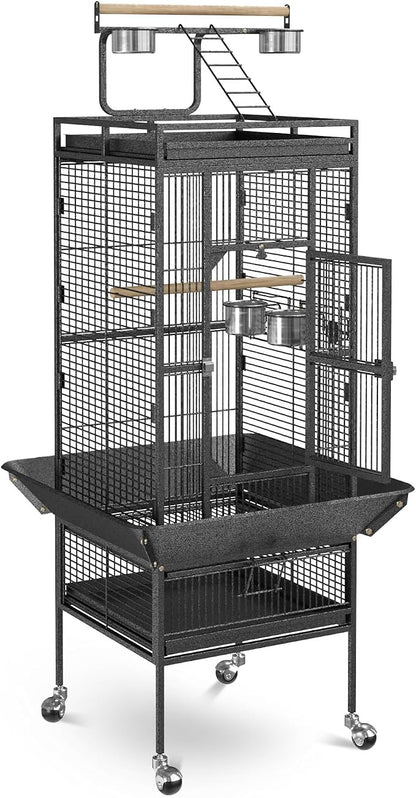SUPER DEAL PRO 61-inch 2in1 Large Bird Cage - Image 8