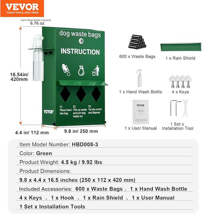 VEVOR Dog Poop Bag Dispenser - Image 7