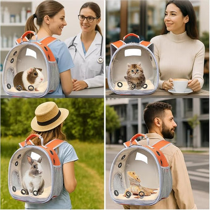 Bunny Carrier, Guinea Pig Carrier, Small Animal Carrier Backpack - Image 4