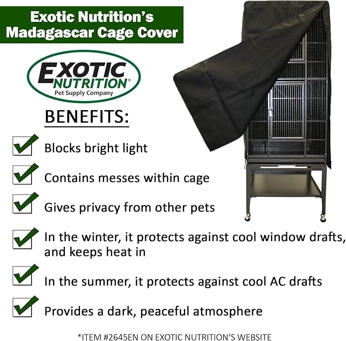 Exotic Nutrition Madagascar Cage Cover - Image 5