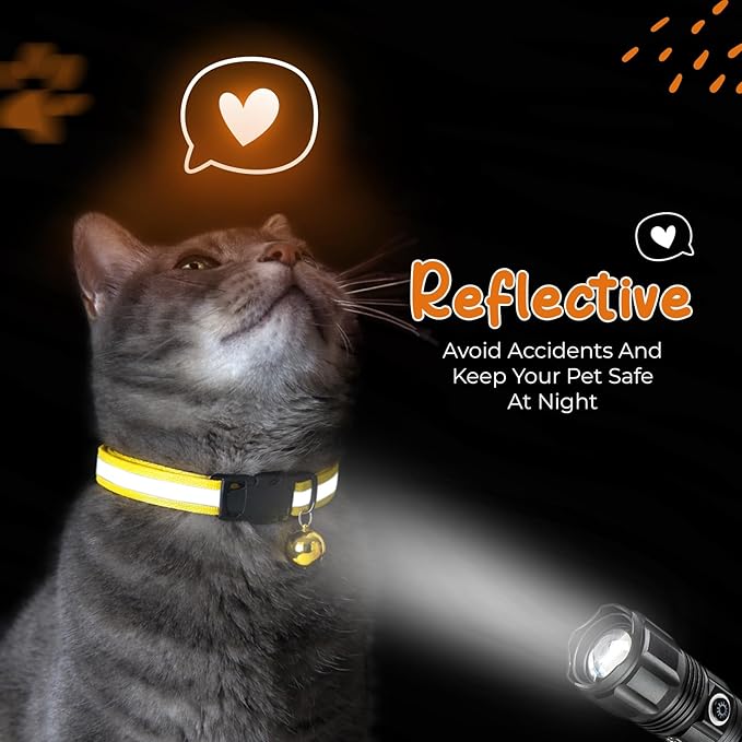 12-Pack Reflective Cat Collar Breakaway - Image 5