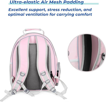 Lollimeow Cat Carrier Backpack, Expandable Bubble Pet Carrier - Image 6