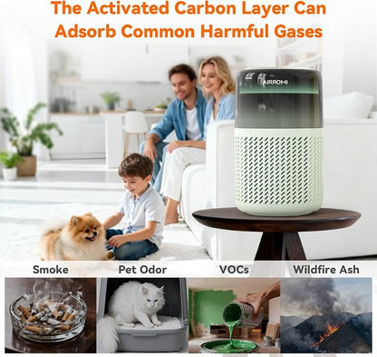 AIRROMI HEPA Air Purifier for Bedroom&Home, Pet Air Purifier for Home Pets - Image 5