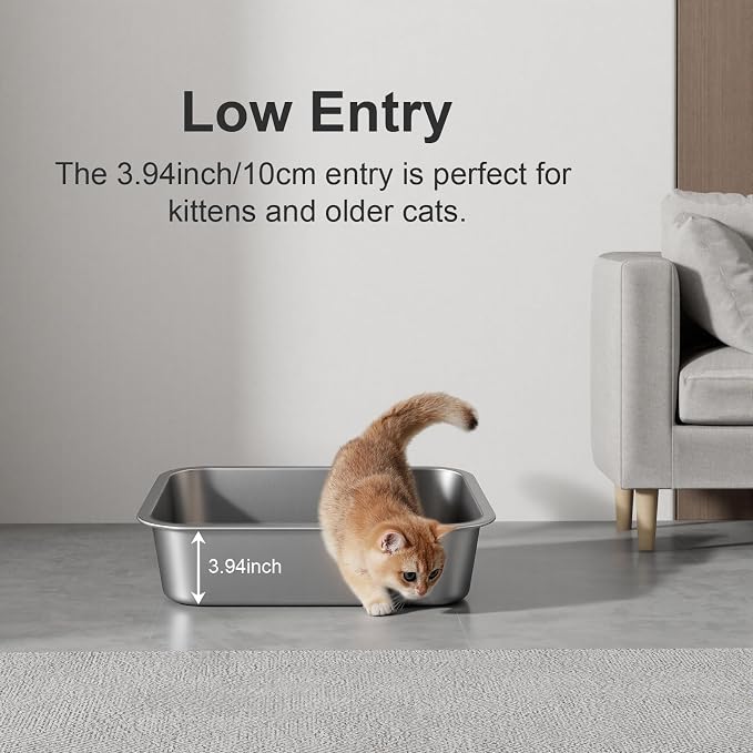 Stainless Steel Litter Box - Image 6