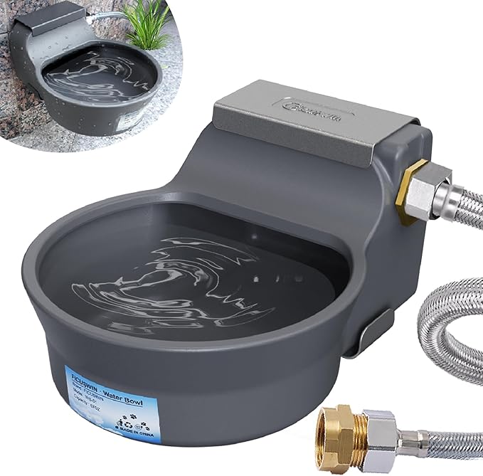67OZ Automatic Water Dispenser for Dogs Cats Patented Auto-Filling Dog Water by FICUSWIN