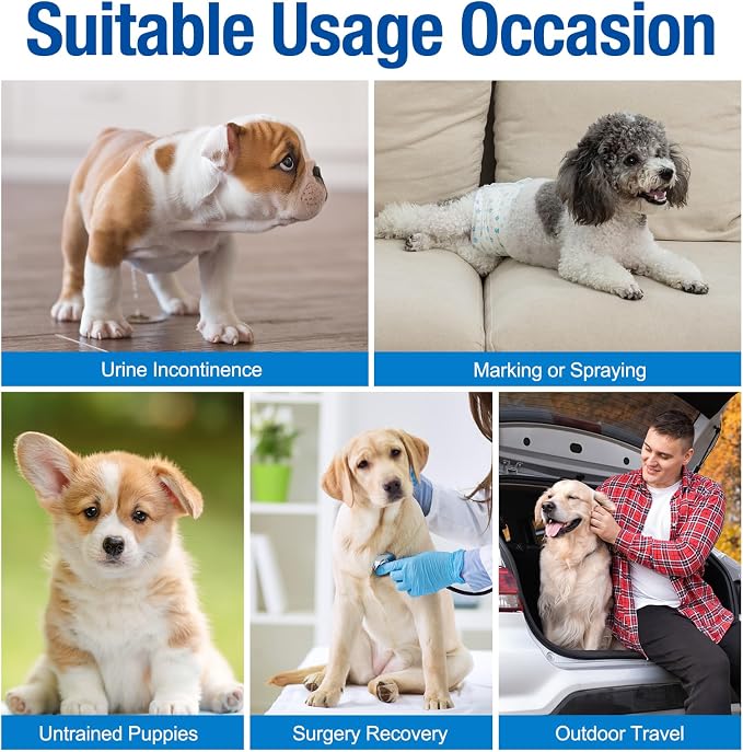 Pet Soft Disposable Male Dog Wraps - Image 6