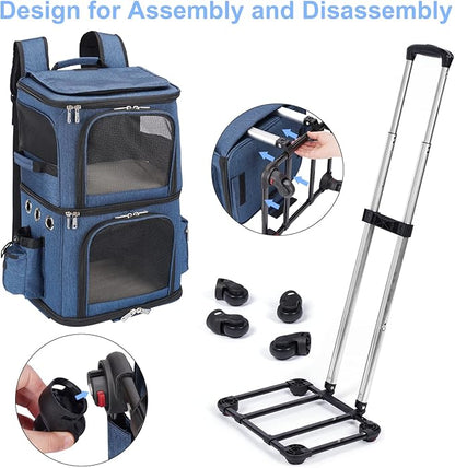 Double-Compartment Pet Carrier Backpack - Image 5