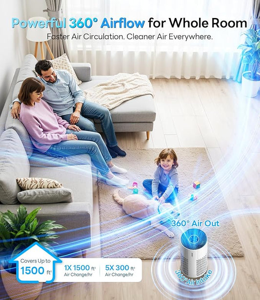 Air Purifiers for Home Large Room Cover Up to 1500 Ft² - Image 2