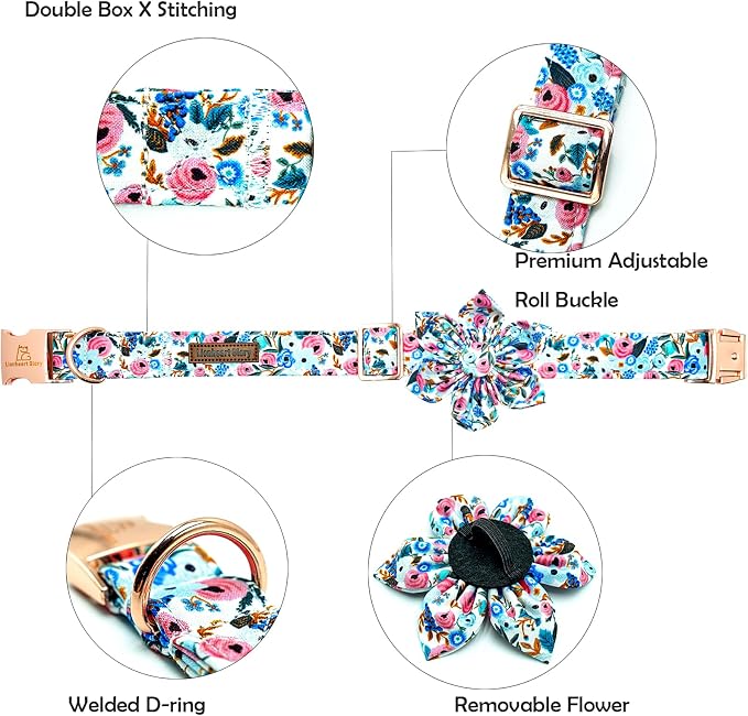 Lionheart Glory Floral Dog Collar - Image 2