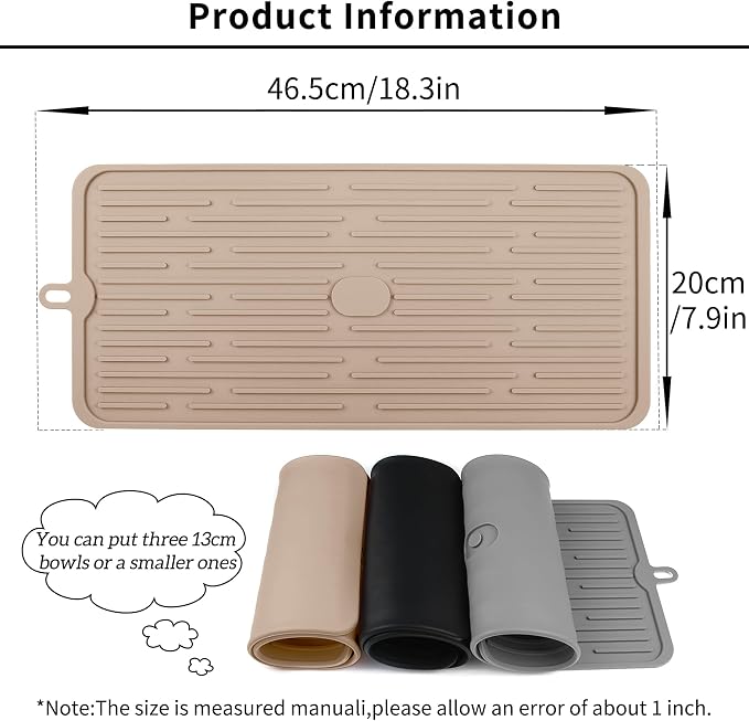 Ptlom Pet Placemat for Dog and Cat, Anti-Slip Waterproof Dogs Feeding Mat - Image 2