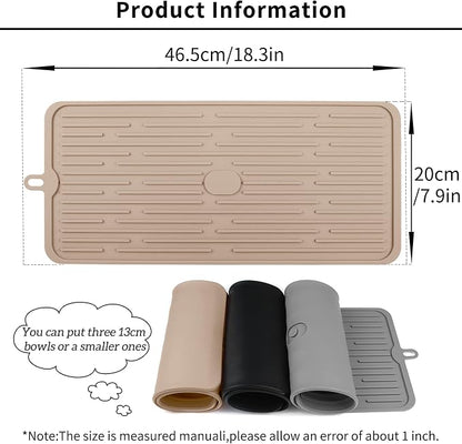 Ptlom Pet Placemat for Dog and Cat, Anti-Slip Waterproof Dogs Feeding Mat - Image 2