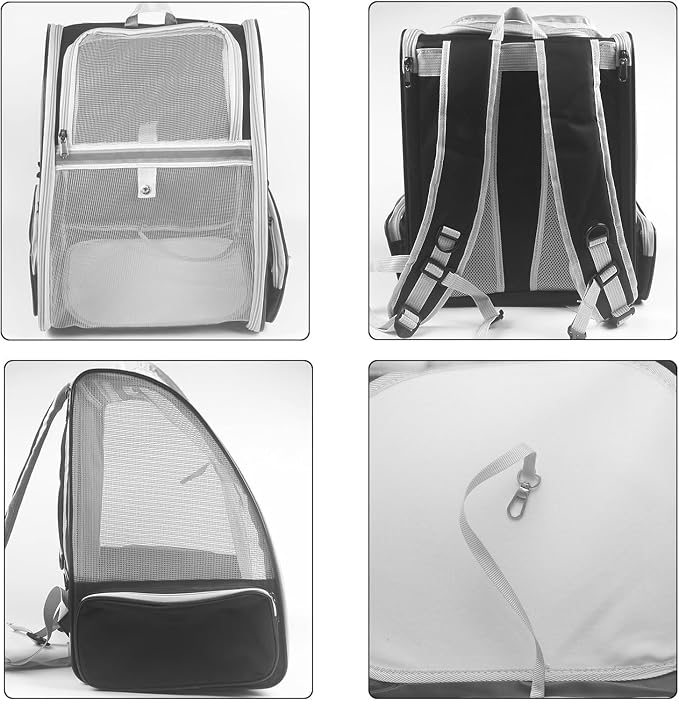 Cat Carrier Backpack, Dog Backpack, Ventilate Pet Cats Puppy Dogs Birds Bunny - Image 4