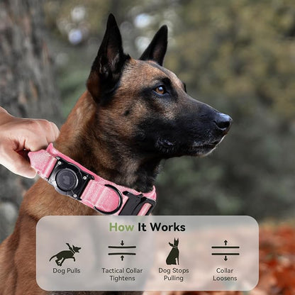 2025 Upgrade Waterproof AirTag Dog Collar, Military Tactical Dog Collar - Image 6