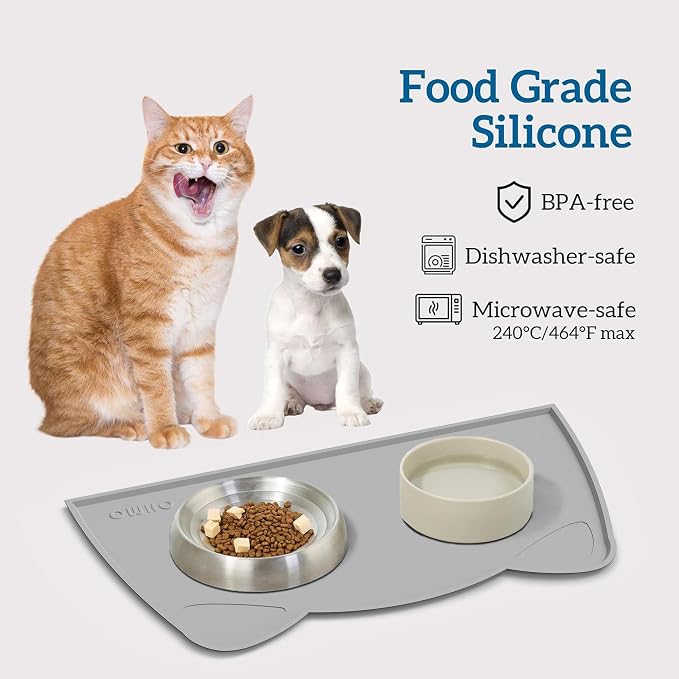 OHMO - Cat Food Mat, Silicone Pet Feeding Mat - Image 3